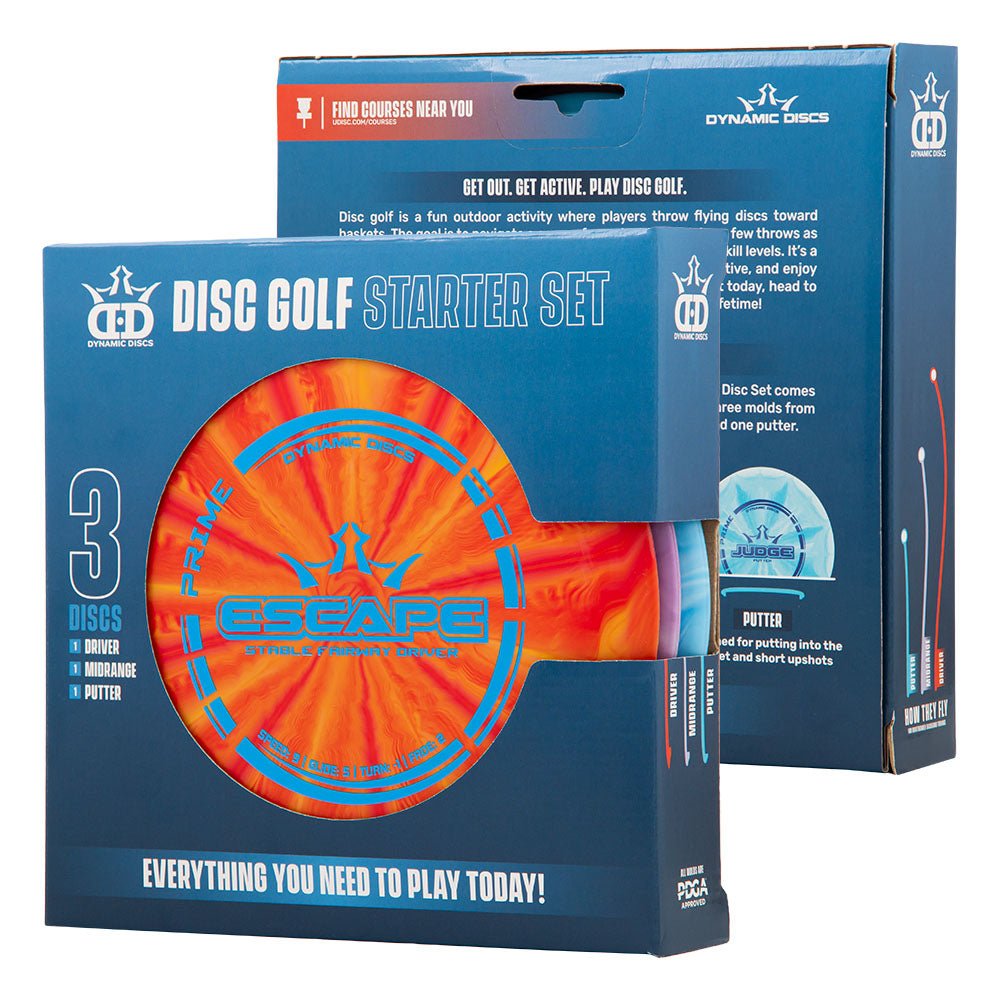 Dynamic Discs 3-Disc Golf Set with Cadet Bag